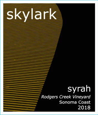 Logo for: Skylark - Rodgers Creek VN Syrah 2018